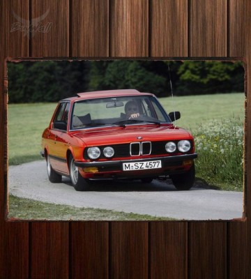 Металлическая табличка BMW 524td Sedan (E28)